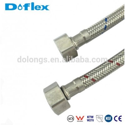 Doflex 2018 new fashion Stainless Steel 304 Flexible Braided Hose 1/2 inch x M10x1